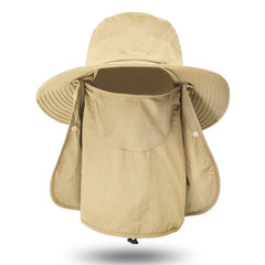 Mesh Bucket Hat Summer Quick-drying Sun Mask Hat