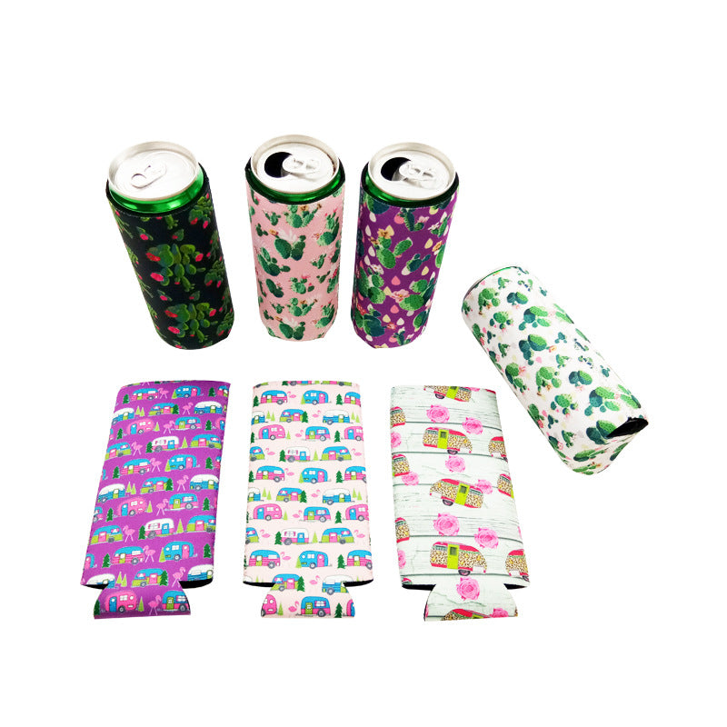 Colorful Cartoon Rubber Insulation Bottle Cover