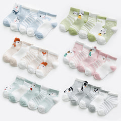 Baby Girls Cotton Mesh Ankle Socks 0-2 Years