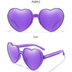 Y2K Heart Sunglasses Funny Party Glasses UV400