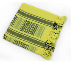 100% Pure Thick Muslin Hijab Tactical Desert Arab Scarf Men's Winter