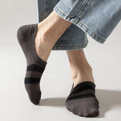 Men's Thin Anti-odor Non-slip Low-cut Socks for Outdoor Activities