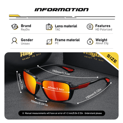 ReyDix Mixed Polarized Sunglasses for Sports