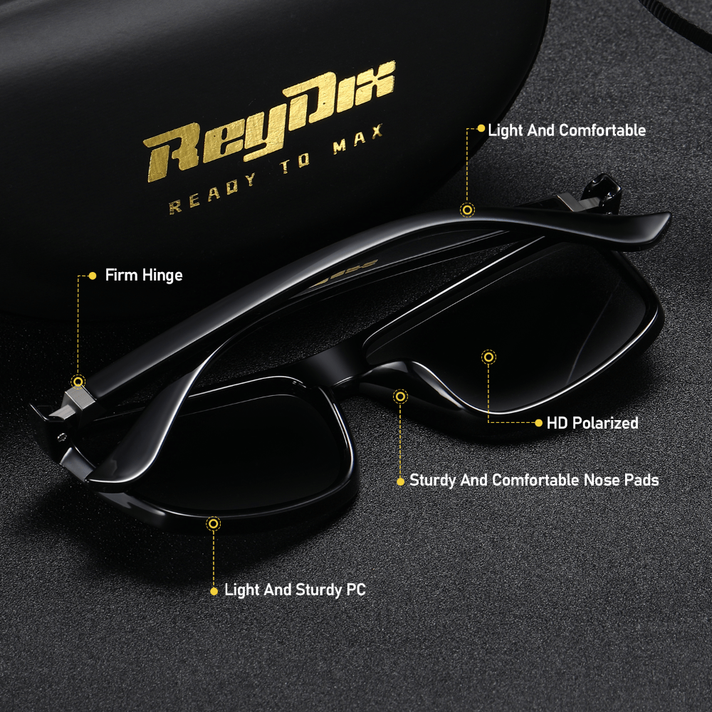 ReyDix Unisex Polarized Sunglasses For Outdoor Driving Travelling