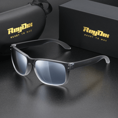ReyDix Polarized TR90 Sports Sunglasses Square Frame
