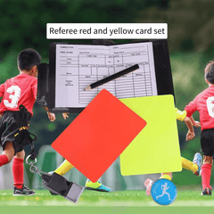 Soccer Referee Kit w/ Cards, Pencil & Whistles - Essential Officiating Gear