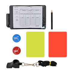Soccer Referee Kit w/ Cards, Pencil & Whistles - Essential Officiating Gear