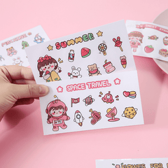 Creative Cartoon Insulation Cup Waterproof Sticker PVC Sticker 7.98in x 14.99in