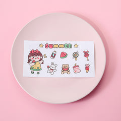 Creative Cartoon Insulation Cup Waterproof Sticker PVC Sticker 7.98in x 14.99in