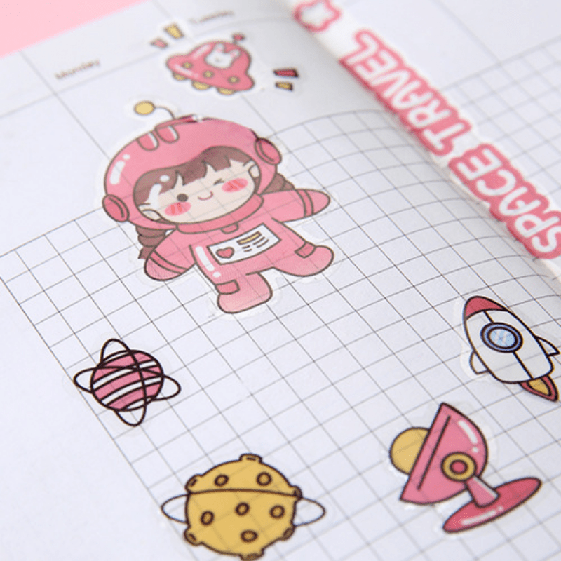 Creative Cartoon Insulation Cup Waterproof Sticker PVC Sticker 7.98in x 14.99in