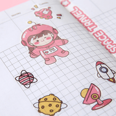 Creative Cartoon Insulation Cup Waterproof Sticker PVC Sticker 7.98in x 14.99in