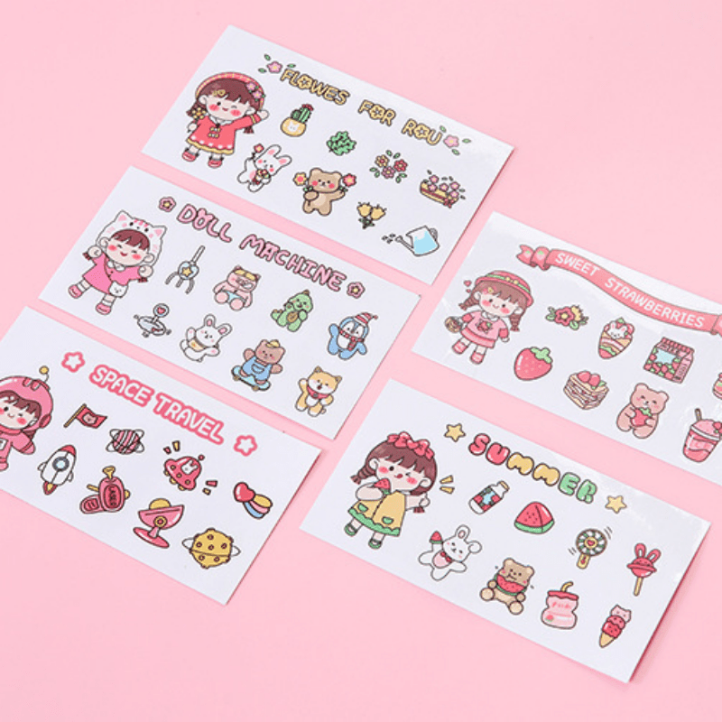 Creative Cartoon Insulation Cup Waterproof Sticker PVC Sticker 7.98in x 14.99in