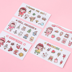Creative Cartoon Insulation Cup Waterproof Sticker PVC Sticker 7.98in x 14.99in