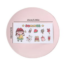 Creative Cartoon Insulation Cup Waterproof Sticker PVC Sticker 7.98in x 14.99in
