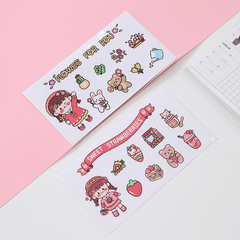 Creative Cartoon Insulation Cup Waterproof Sticker PVC Sticker 7.98in x 14.99in