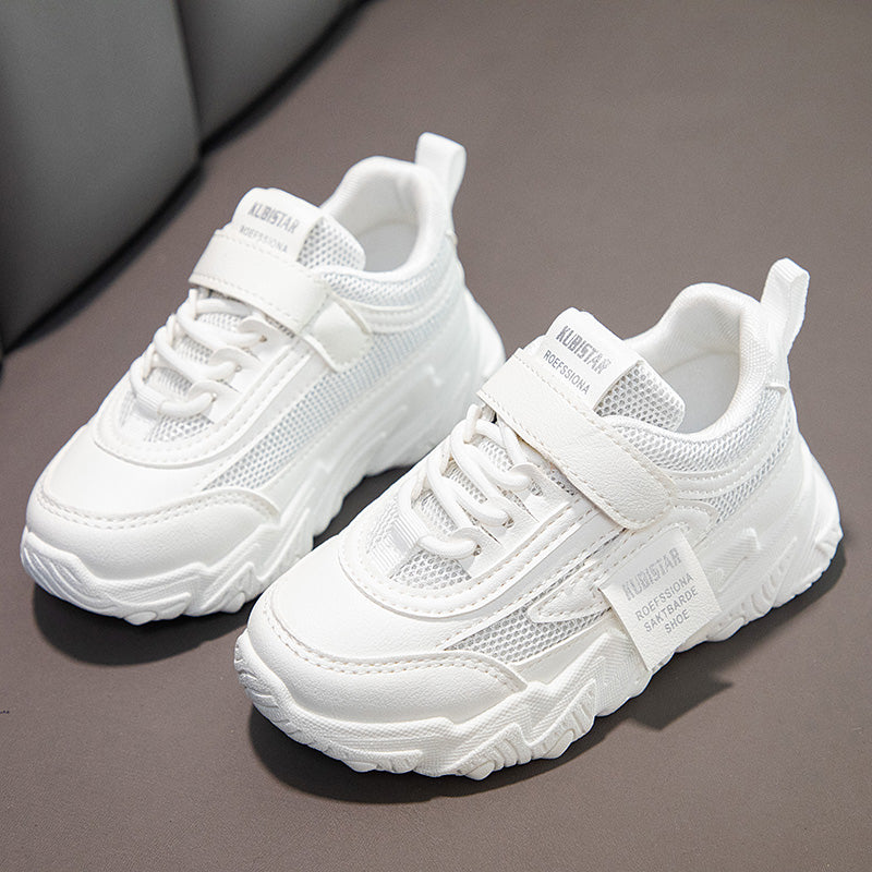 Kids Mesh Sneakers with Hook and Loop Fastener