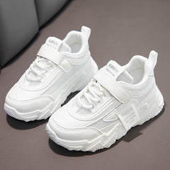 Kids Mesh Sneakers with Hook and Loop Fastener