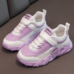 Kids Mesh Sneakers with Hook and Loop Fastener