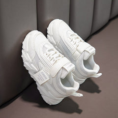 Kids Mesh Sneakers with Hook and Loop Fastener