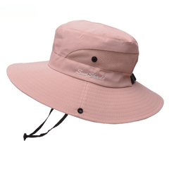 Breathable Drawstring Sun Hat UV Protection Boonie Hat