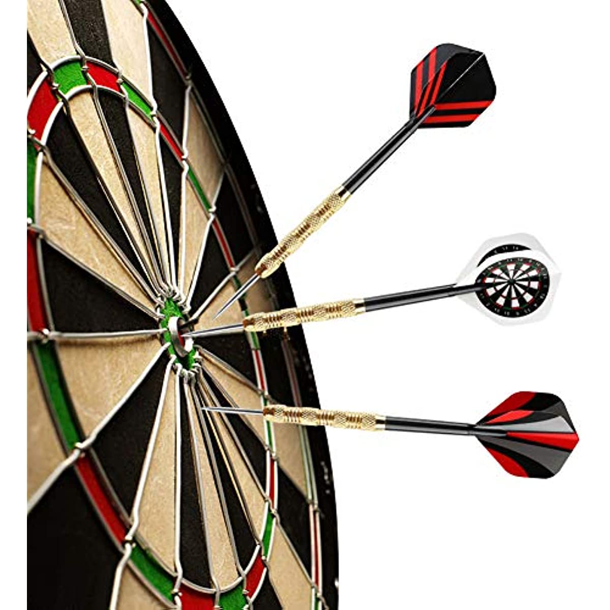 18pcs Steel Tip Darts for Dartboard Play