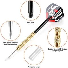 18pcs Steel Tip Darts for Dartboard Play