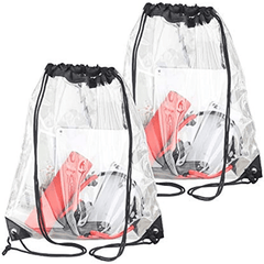 2pcs Waterproof Drawstring Bag for Sports Swimming Travel Camping