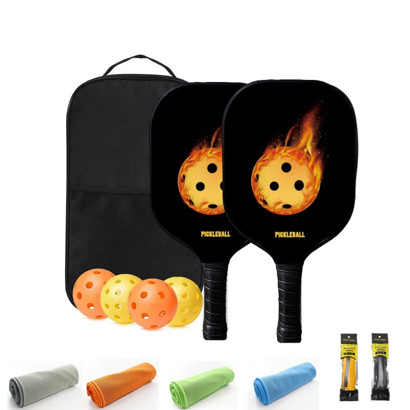 Durable Fiberglass Pickleball Racket for Kids and Adults