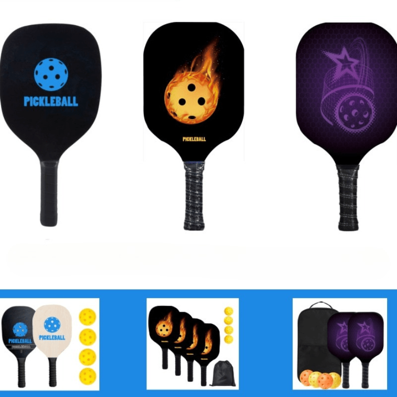 Durable Fiberglass Pickleball Racket for Kids and Adults