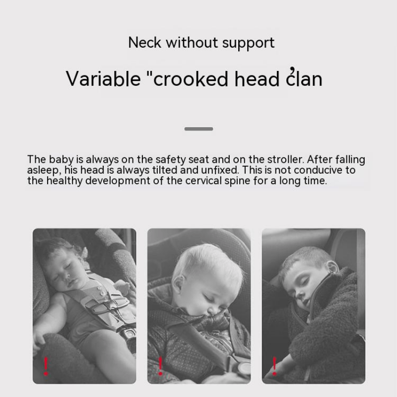 Child Car Seat Headrest Pillow Baby Stroller Neck Protection Infant Toddler
