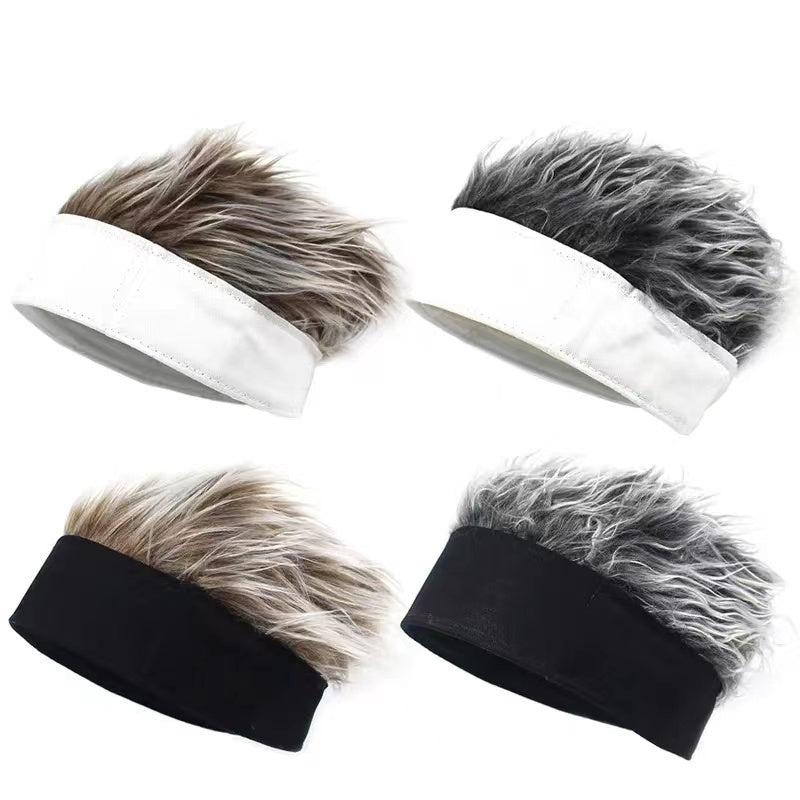 Hip Hop Beanie Hat Wig Fun Landlord Hat Adjustable Street Hat
