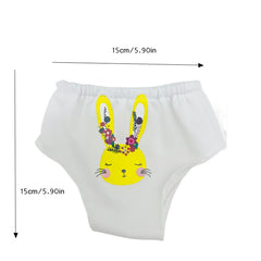 Animal Pattern Underwear for 18" American Dolls & 15" Bitty Baby Dolls