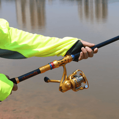 Carbon Telescopic Fishing Rod & Spinning Reel Set for Travel Fishing