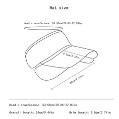 Mesh Sports Visor Hats Quick Drying UV Protection Lightweight Baseball Cap