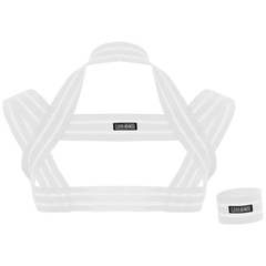 Men's Sexy Body Chest Harness & Armband Set for Cosplay