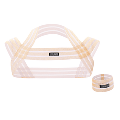 Men's Sexy Body Chest Harness & Armband Set for Cosplay