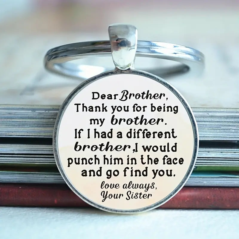 Aluminum Alloy Keychain Holder Bag Charms Accessories For Brother