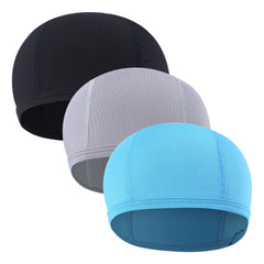 3pcs Helmet Liner Skull Caps for Outdoor Running Cycling Sweat Wicking