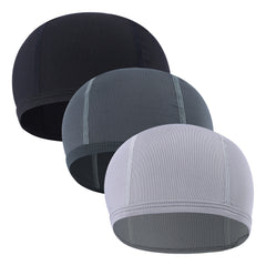 3pcs Helmet Liner Skull Caps for Outdoor Running Cycling Sweat Wicking