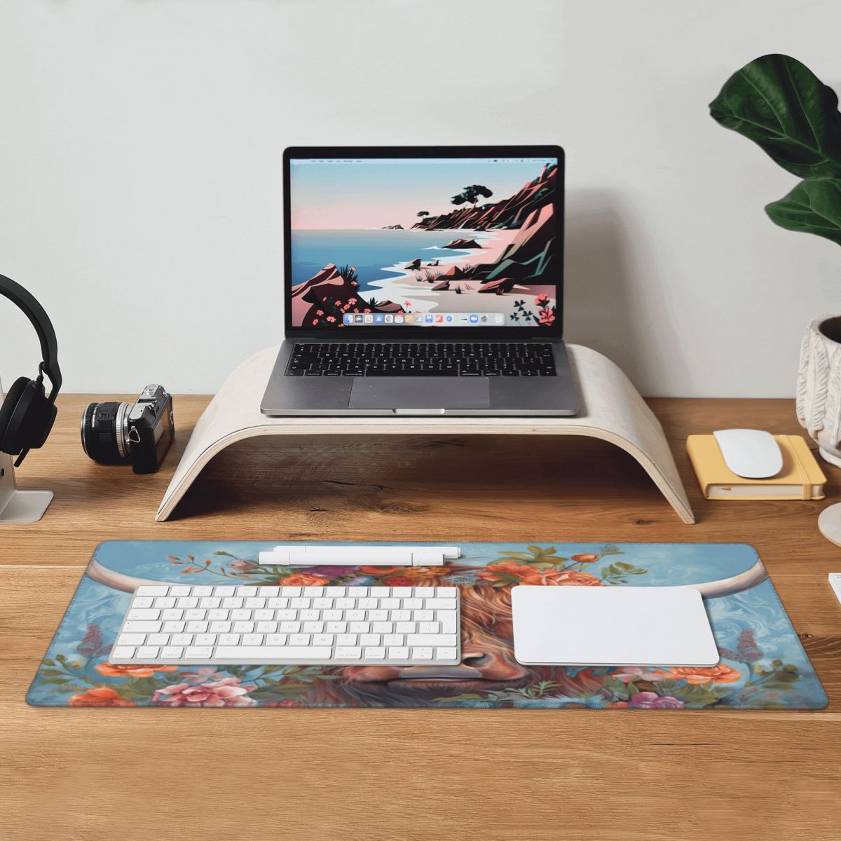 Highland Cattle Extended Mouse Pad Gaming Mousepad
