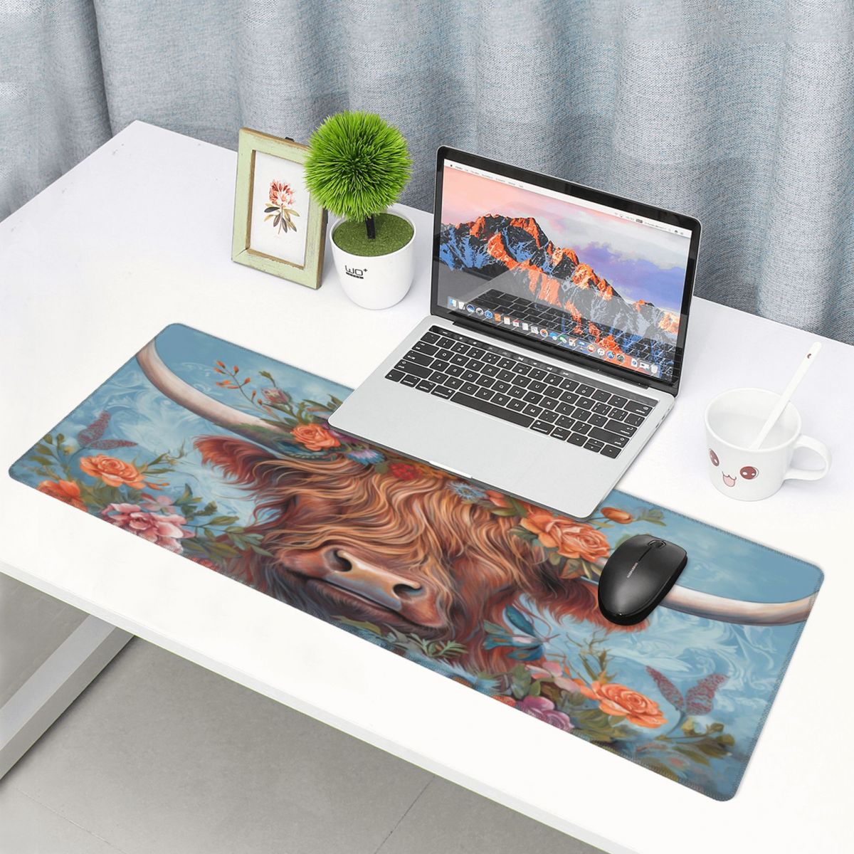 Highland Cattle Extended Mouse Pad Gaming Mousepad