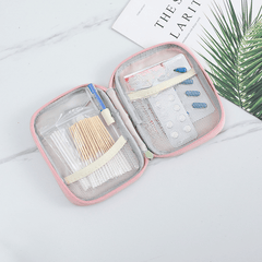 Mini Zipper Cube Medicine Bag Portable Travel Storage