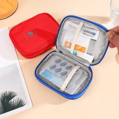 Mini Zipper Cube Medicine Bag Portable Travel Storage