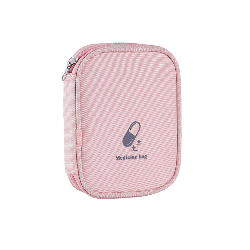 Mini Zipper Cube Medicine Bag Portable Travel Storage