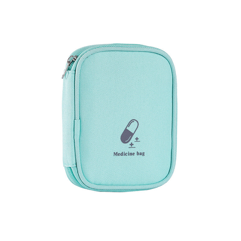 Mini Zipper Cube Medicine Bag Portable Travel Storage
