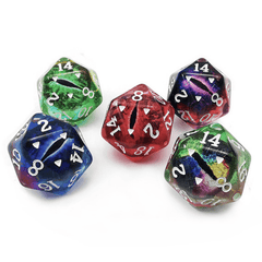 Dragon Eye Dice Resin Home Art Ornaments 20 sided Dice Decorations