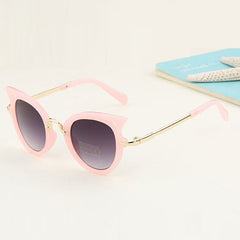 Kids Cat Eye Sunglasses Gradient Anti Glare UV400