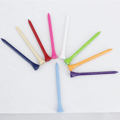 20 pcs Eco Friendly Wooden Golf Tees Assorted Colors Training Course Supplies