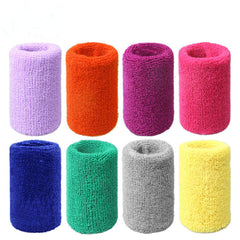 Unisex Sports Terylene Wristband - Sweat Absorbing