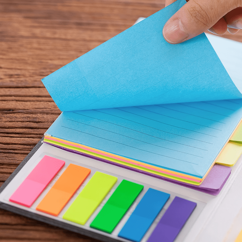 Sticky Notes Set Sticky Notes Tabs Divider Sticky Notes School Supplies Office